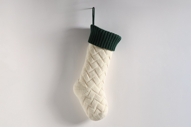 Knitted Christmas Stockings Large Size Cable Knit Holiday Decorative Gifts